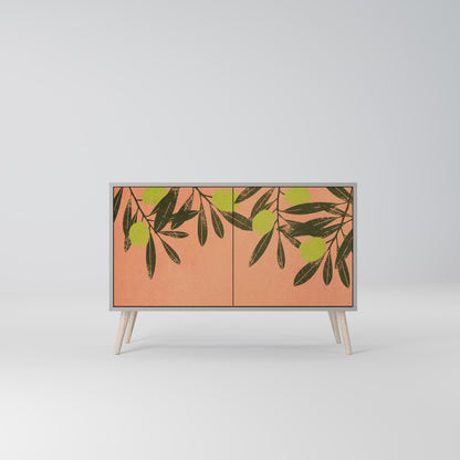 JUICY OLIVES 2-Door Sideboard in Grey Finish