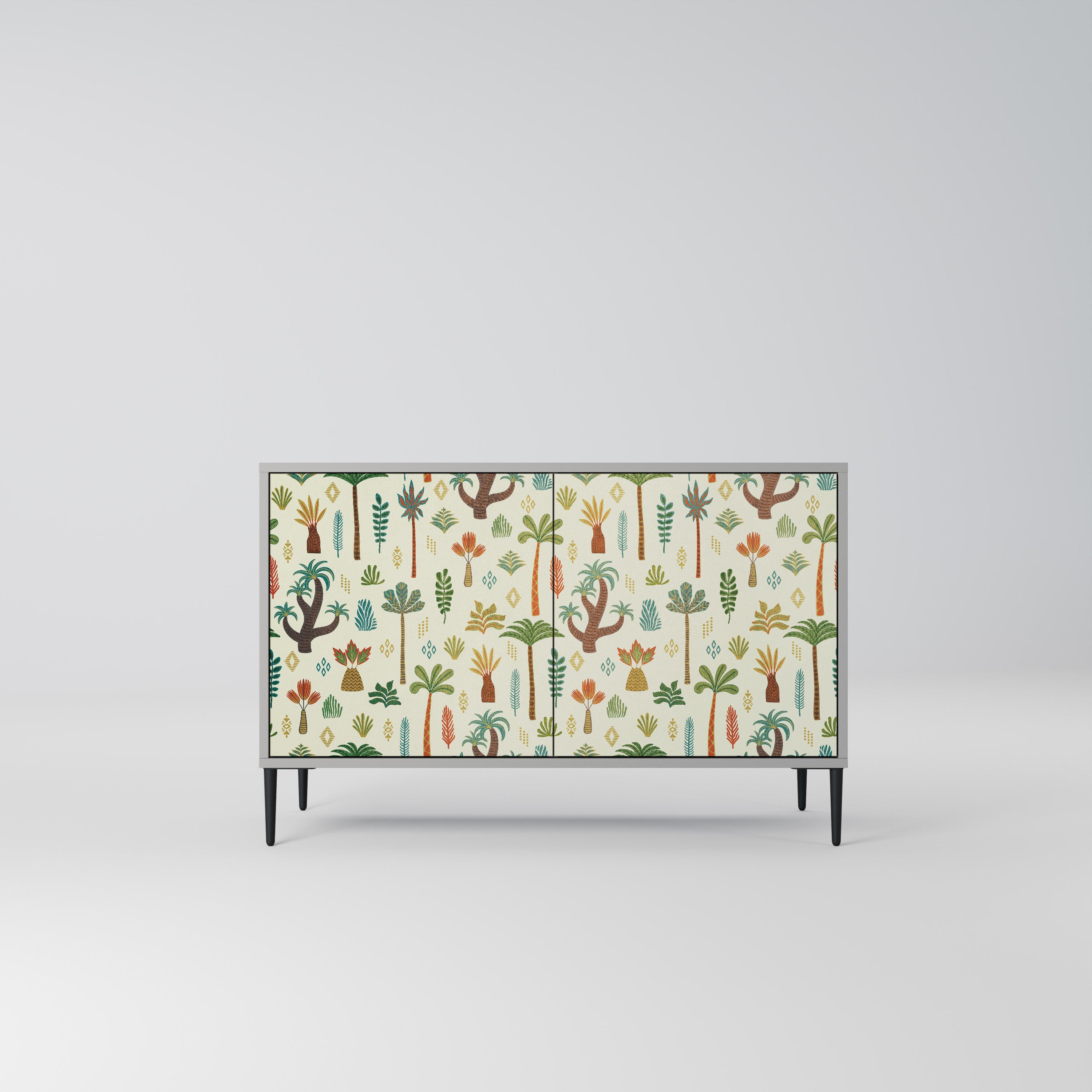 PALM SPRING 2-Door Sideboard in Grey Finish