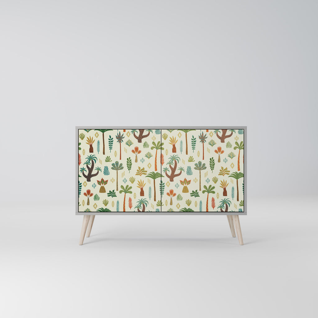 PALM SPRING 2-Door Sideboard in Grey Finish