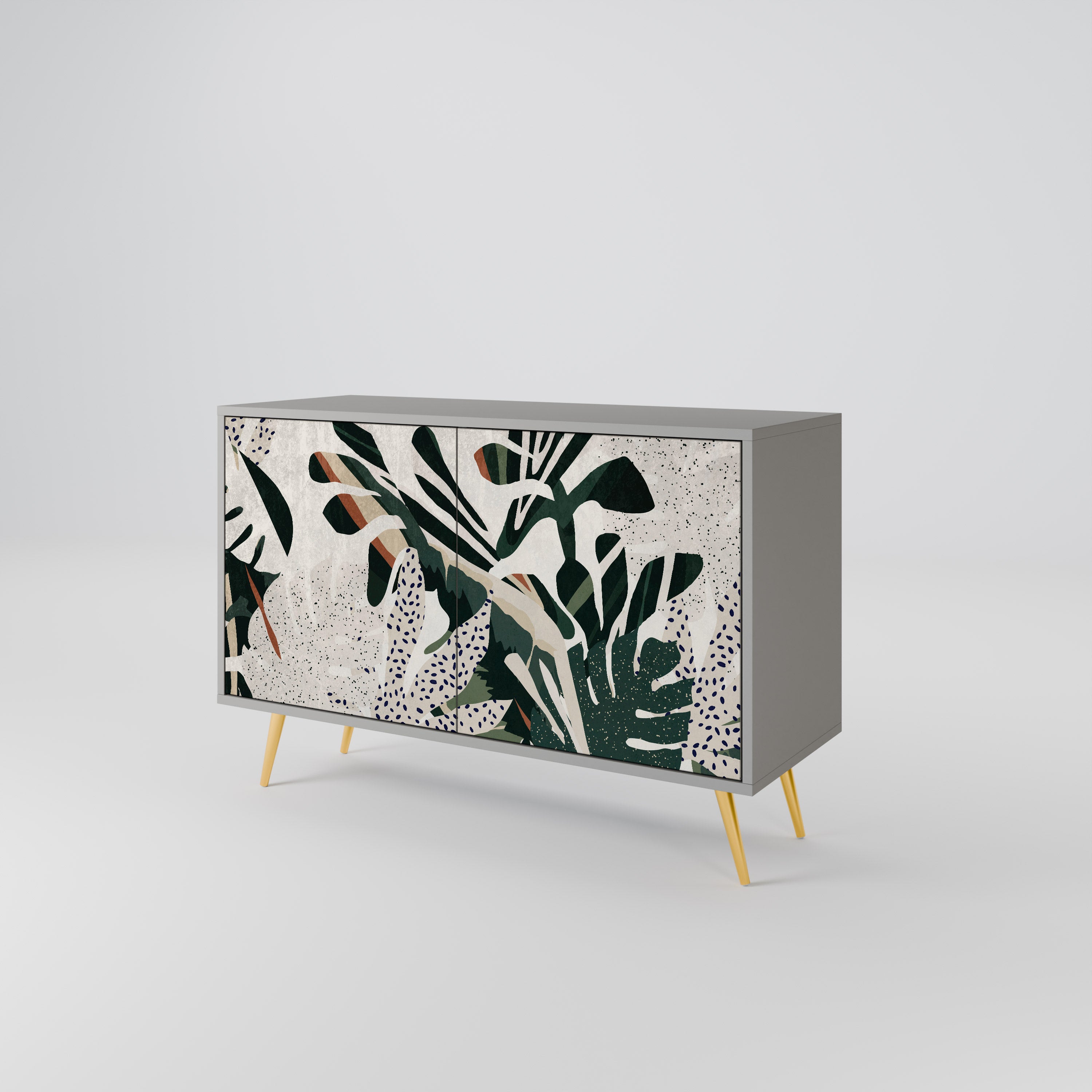 VERDURE FORMATION 2-Door Sideboard in Grey Finish
