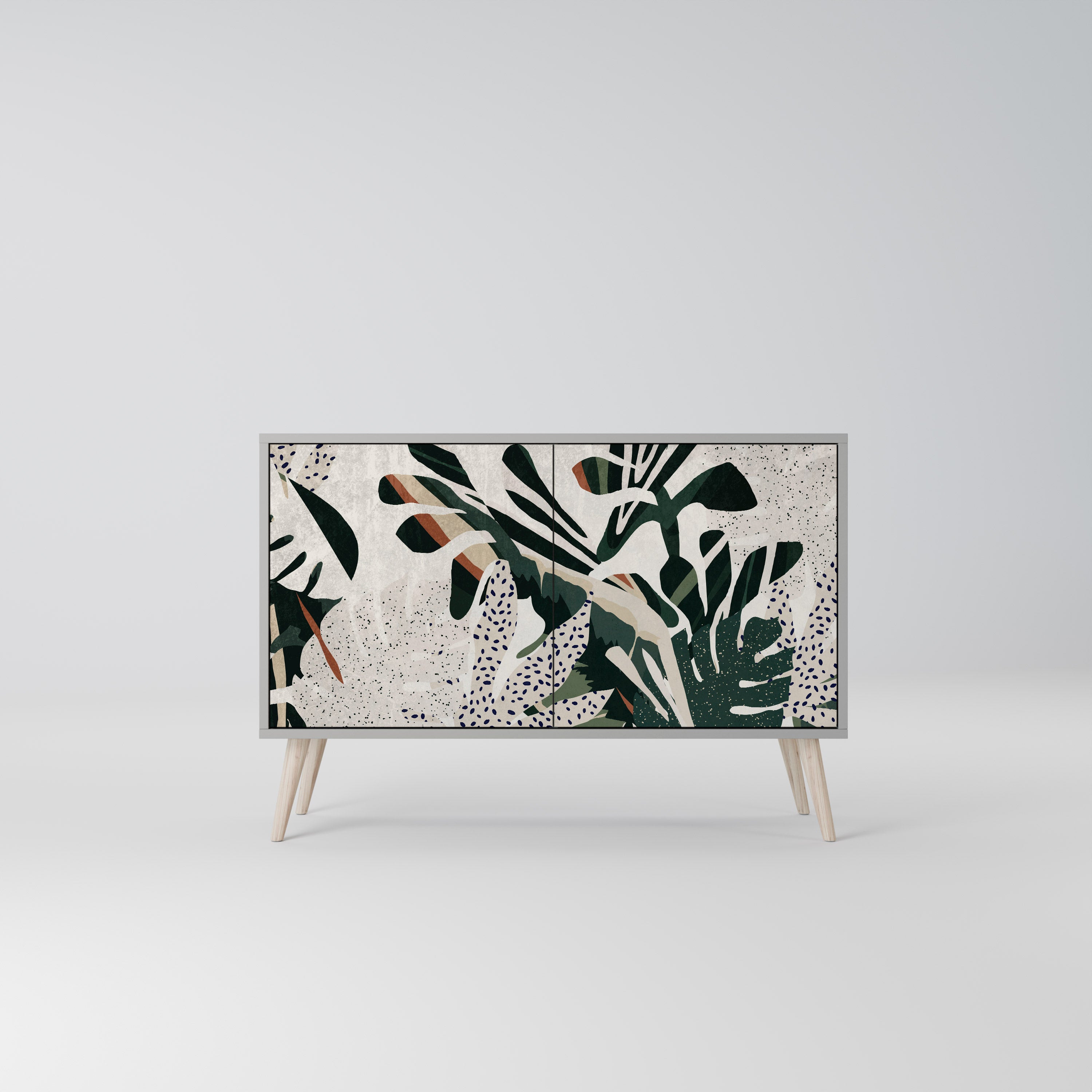 VERDURE FORMATION 2-Door Sideboard in Grey Finish