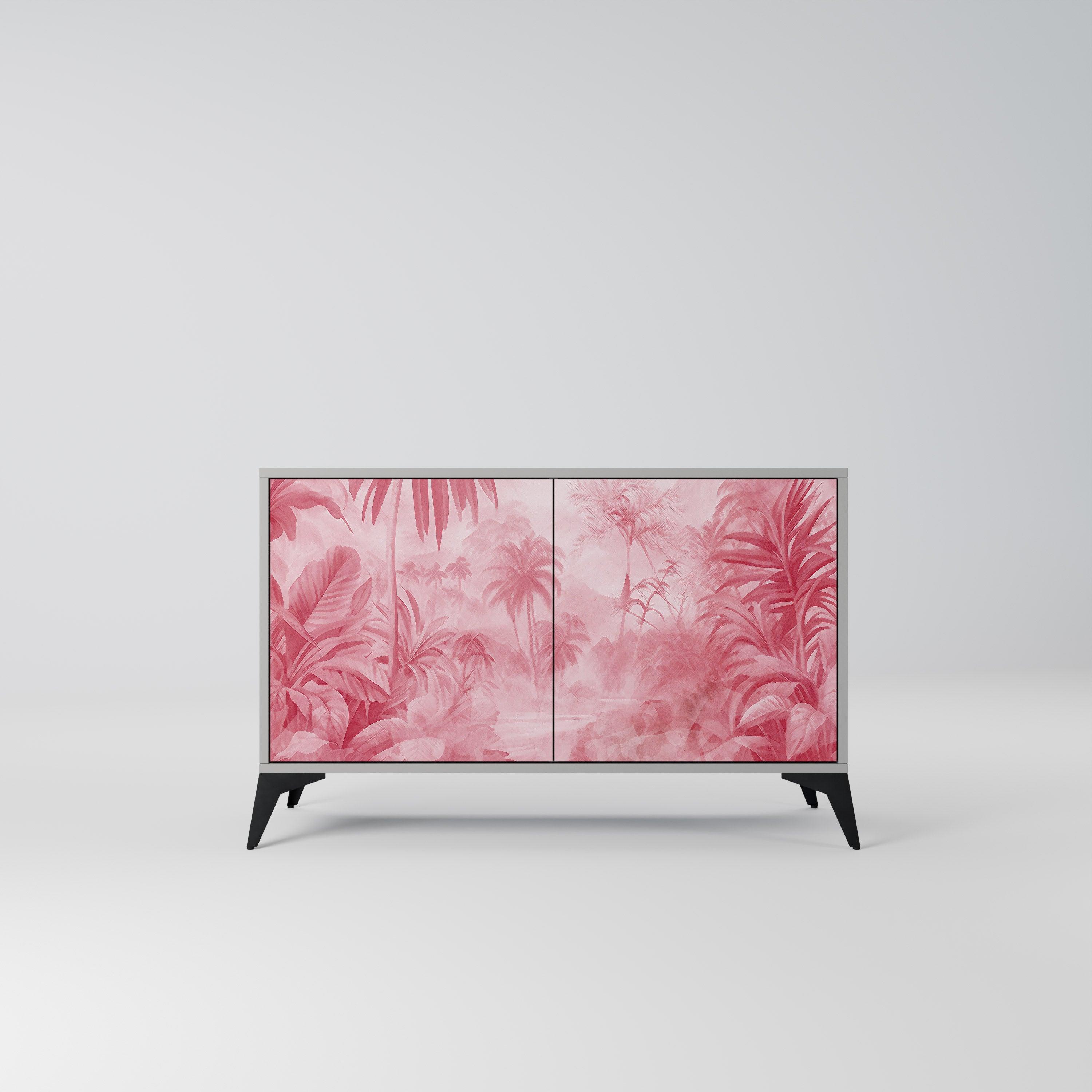 SWEET TROPICS 2-Door Sideboard in Grey Finish