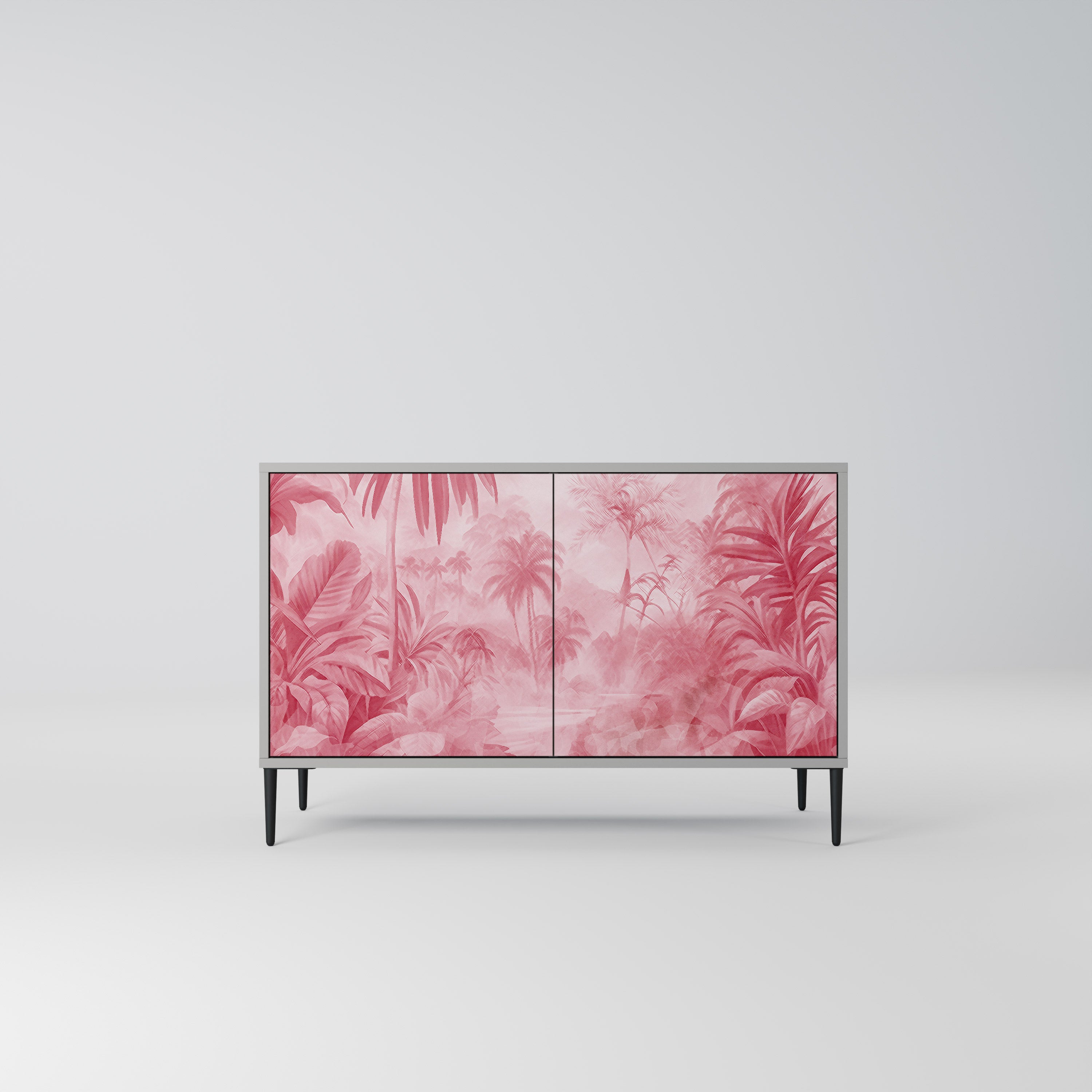 SWEET TROPICS 2-Door Sideboard in Grey Finish