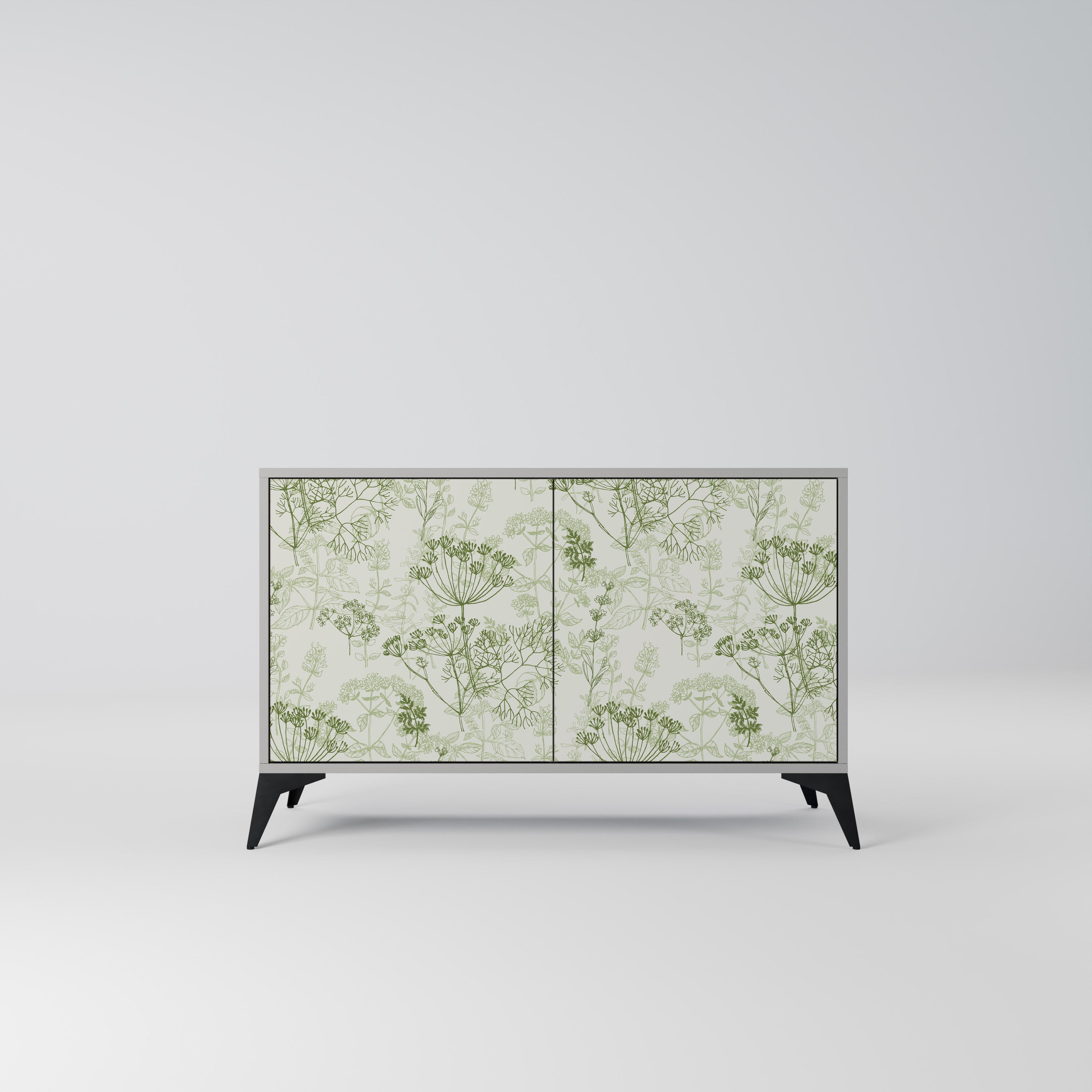 FENNEL BALDACHIN 2-Door Sideboard in Grey Finish