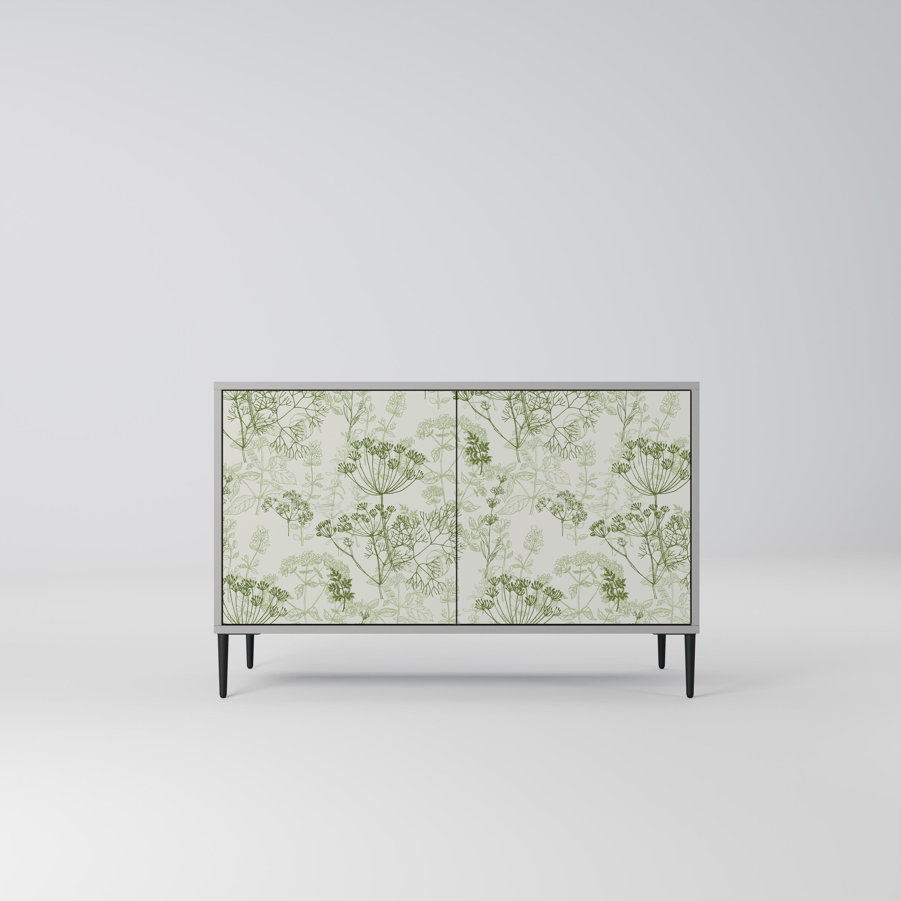 FENNEL BALDACHIN 2-Door Sideboard in Grey Finish