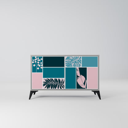 COMBINATION OF SHAPES 2-Door Sideboard in Grey Finish