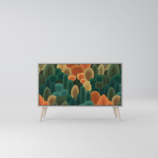 AUTUMN KALEIDOSCOPE 2-Door Sideboard in Grey Finish