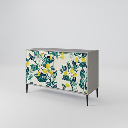 LEMON TREE 2-Door Sideboard in Grey Finish