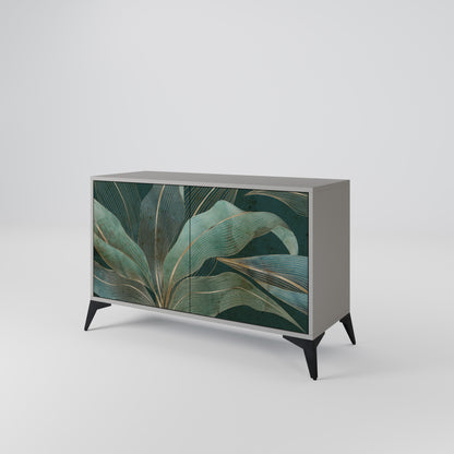ROYAL GREEN 2-Door Sideboard in Grey Finish