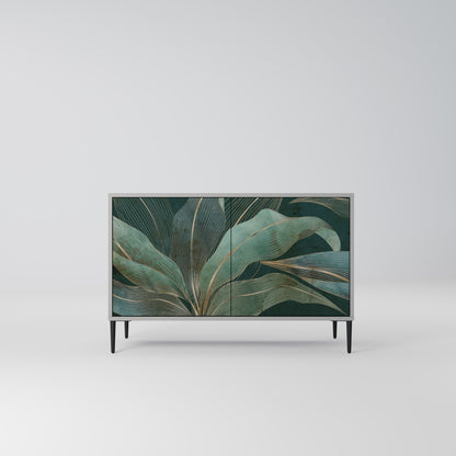 ROYAL GREEN 2-Door Sideboard in Grey Finish