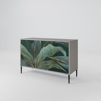 ROYAL GREEN 2-Door Sideboard in Grey Finish