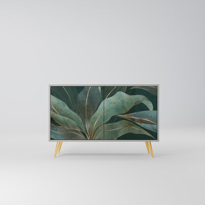 ROYAL GREEN 2-Door Sideboard in Grey Finish