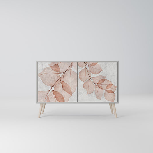 AUTUMN FRAGILITY 2-Door Sideboard in Grey Finish