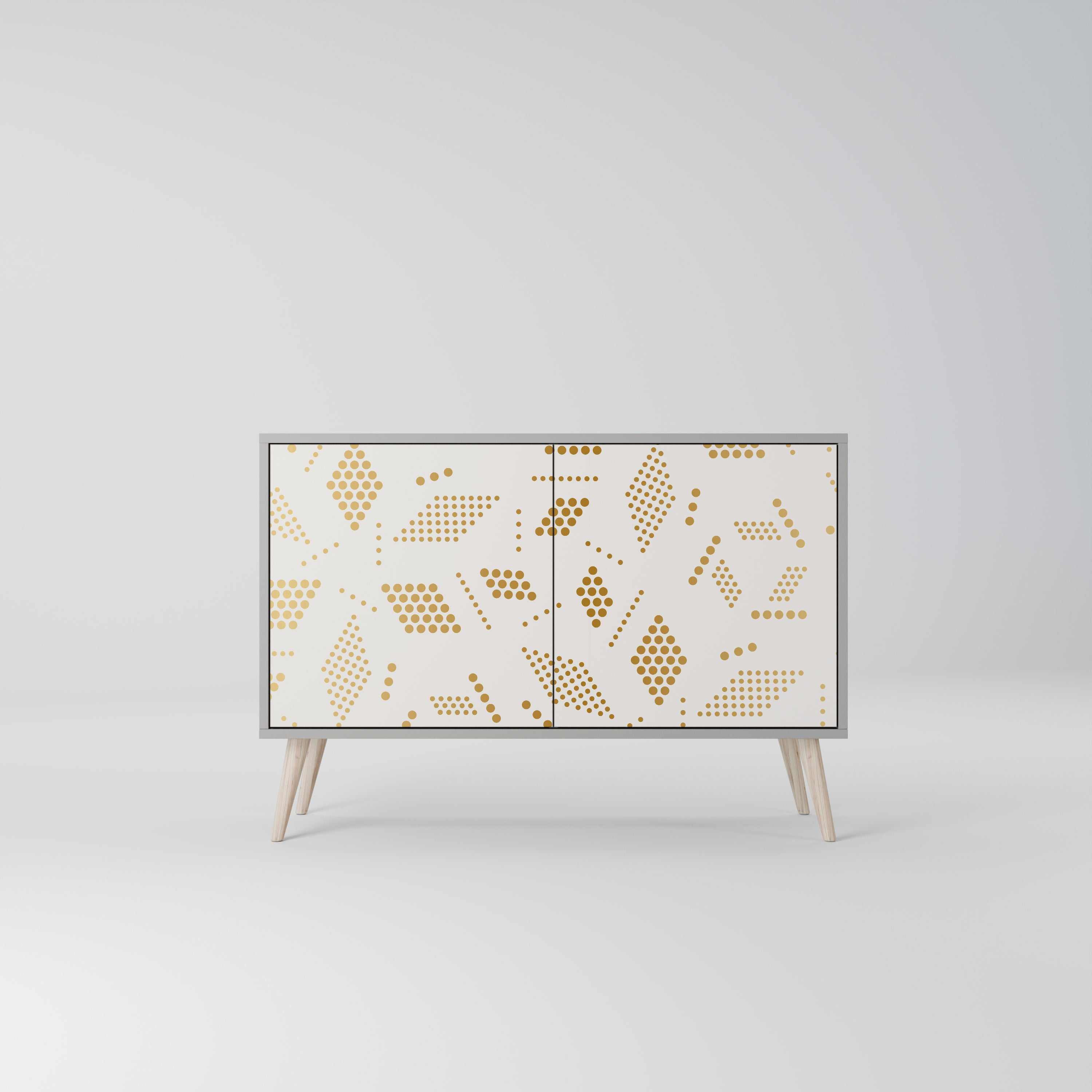 SPOTTED DAZE 2-Door Sideboard in Grey Finish