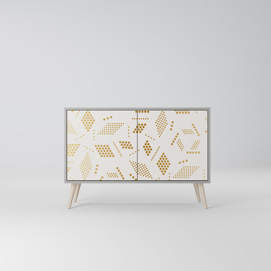 SPOTTED DAZE 2-Door Sideboard in Grey Finish