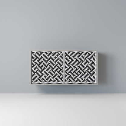 TEMPORARY SEQUENCE 2-Door Sideboard in Grey Finish