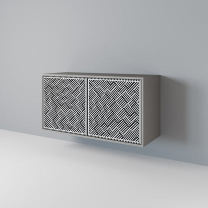 TEMPORARY SEQUENCE 2-Door Sideboard in Grey Finish