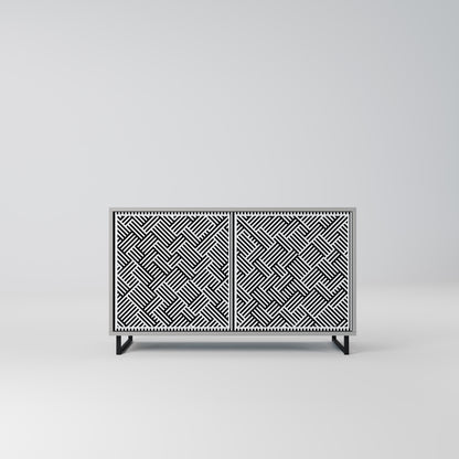TEMPORARY SEQUENCE 2-Door Sideboard in Grey Finish