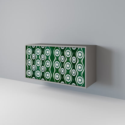 GREEN EYES 2-Door Sideboard in Grey Finish
