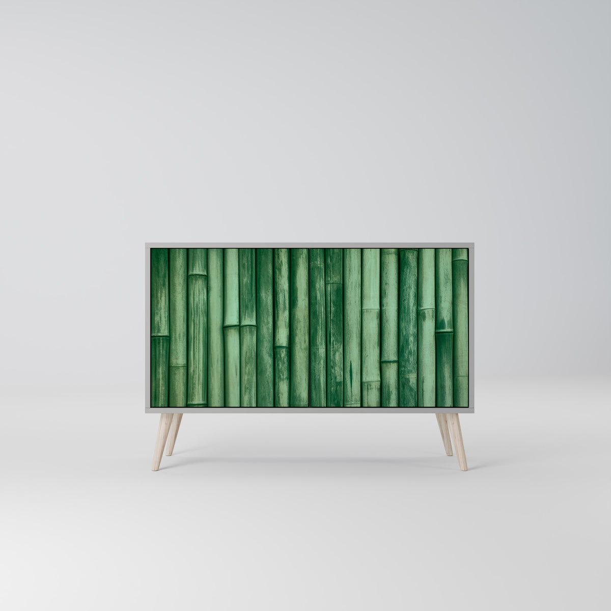 NATURAL GREEN Skänk med två dörrar