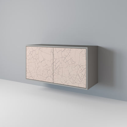 CERAMIC TEXTURE 2-Door Sideboard in Grey Finish