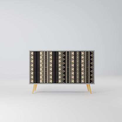 AZTEC 2-Door Sideboard in Grey Finish
