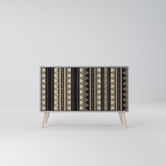 AZTEC 2-Door Sideboard in Grey Finish