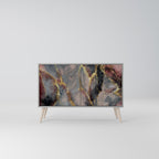 GOLDEN TIDES Skänk med två dörrar