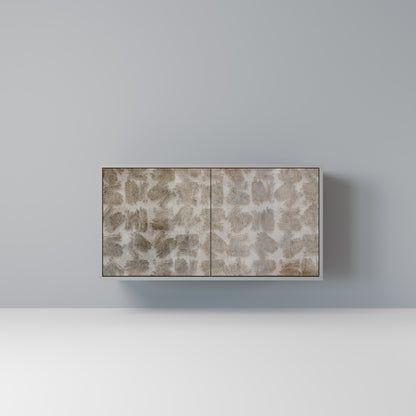 SLIGHTLY BLURRED 2-Door Sideboard in Grey Finish