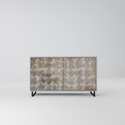 SLIGHTLY BLURRED 2-Door Sideboard in Grey Finish