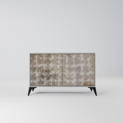 SLIGHTLY BLURRED 2-Door Sideboard in Grey Finish