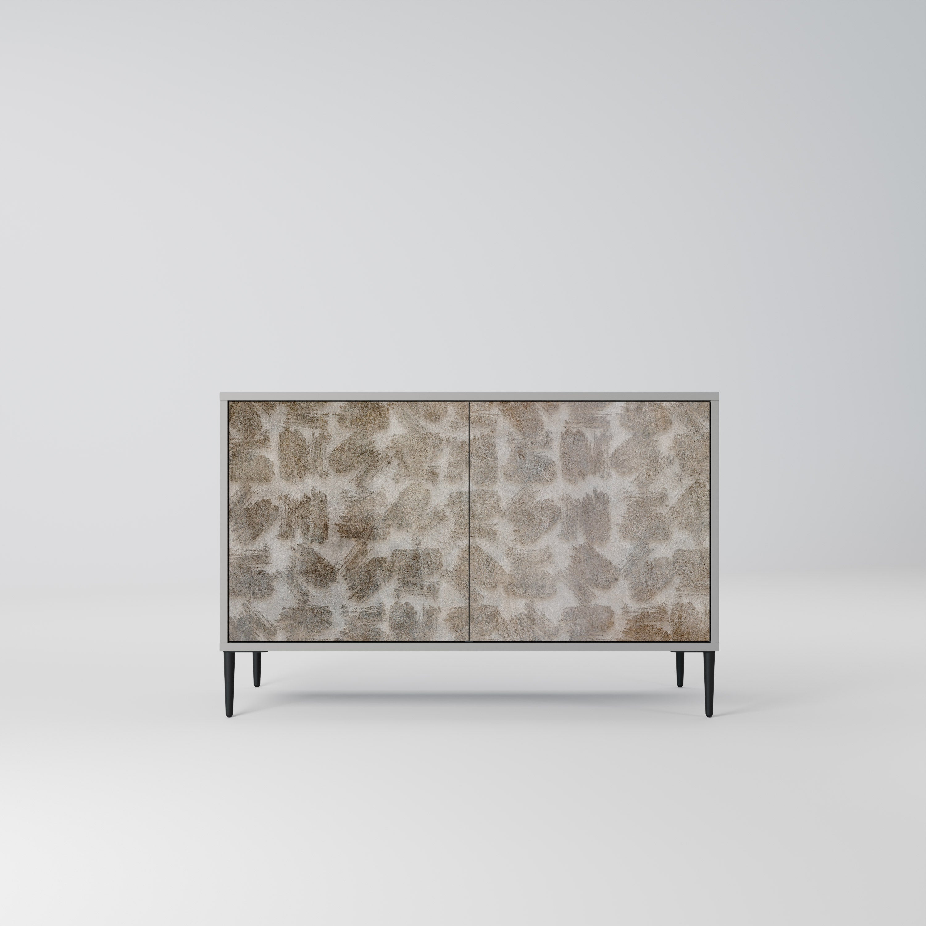 SLIGHTLY BLURRED 2-Door Sideboard in Grey Finish