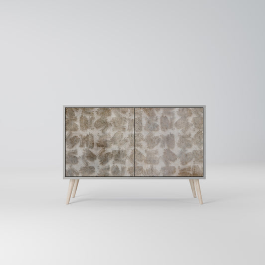 SLIGHTLY BLURRED 2-Door Sideboard in Grey Finish
