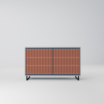 HYPNOTIC GATE 2-Door Sideboard in Grey Finish