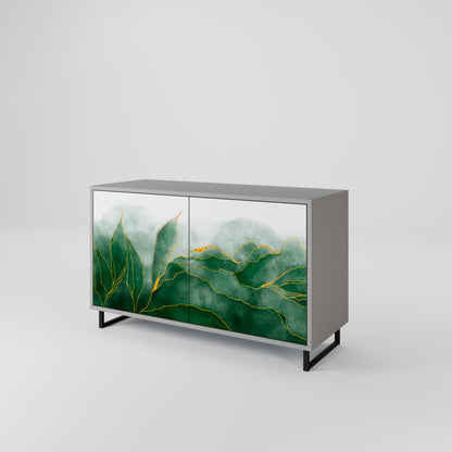 EXPENSIVE NATURE 2-Door Sideboard in Grey Finish