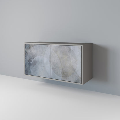 MUTED ARC 2-Door Sideboard in Grey Finish