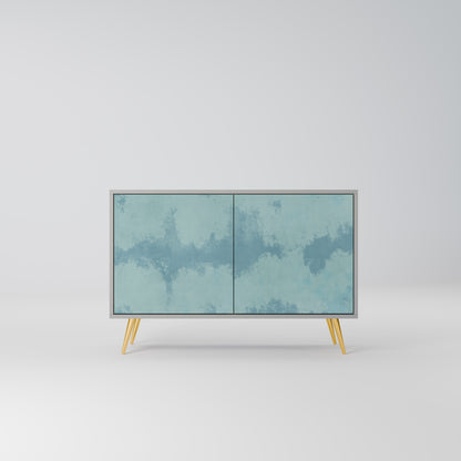 SKY WASH 2-Door Sideboard in Grey Finish