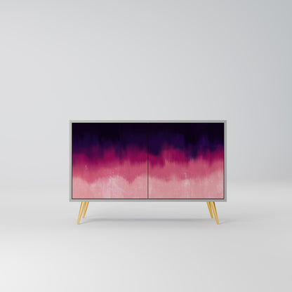 AURORA BOREALIS 2-Door Sideboard in Grey Finish