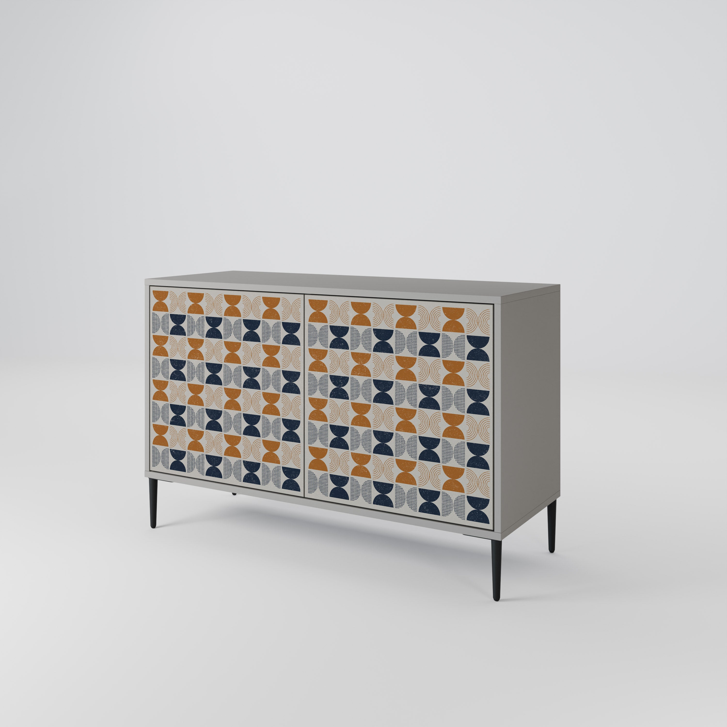 REFLECTION RANGE 2-Door Sideboard in Grey Finish