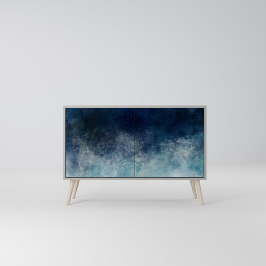 CELESTIAL FALL 2-Door Sideboard in Grey Finish