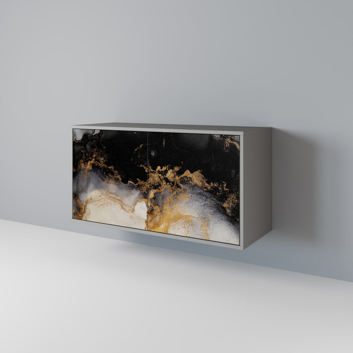 MARBLE OF TOMMORROW Skänk med två dörrar