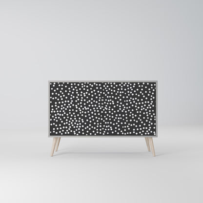 BLINDING LIGHTS 2-Door Sideboard in Grey Finish