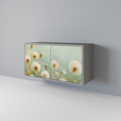 DREAMY MEADOW 2-Door Sideboard in Grey Finish