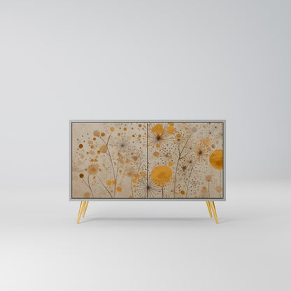 MORNING GLADE 2-Door Sideboard in Grey Finish