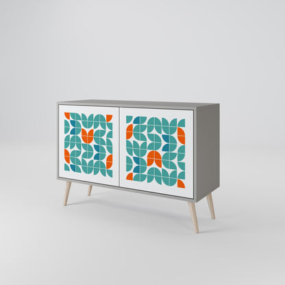 BE THE CHANGE 2-Door Sideboard in Grey Finish