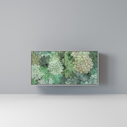 SUCCULENT CLUSTER 2-Door Sideboard in Grey Finish