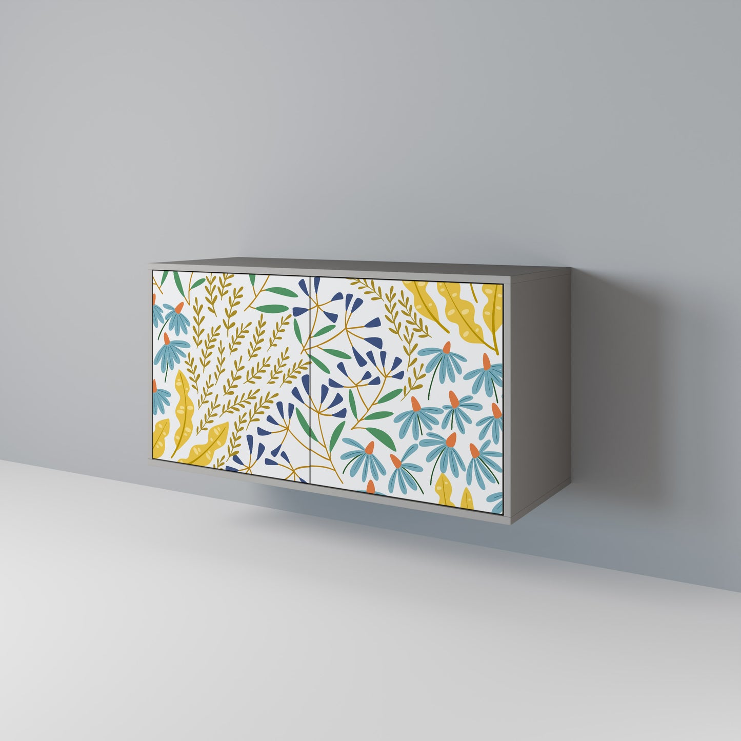 HELLO SPRING 2-Door Sideboard in Grey Finish