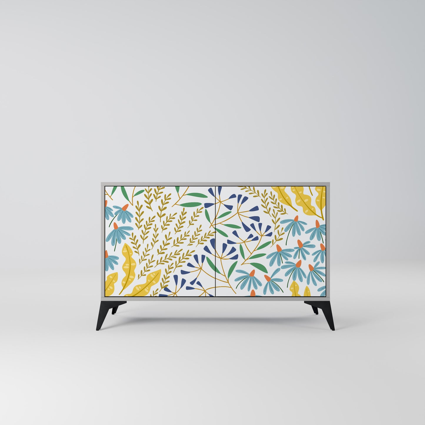 HELLO SPRING 2-Door Sideboard in Grey Finish