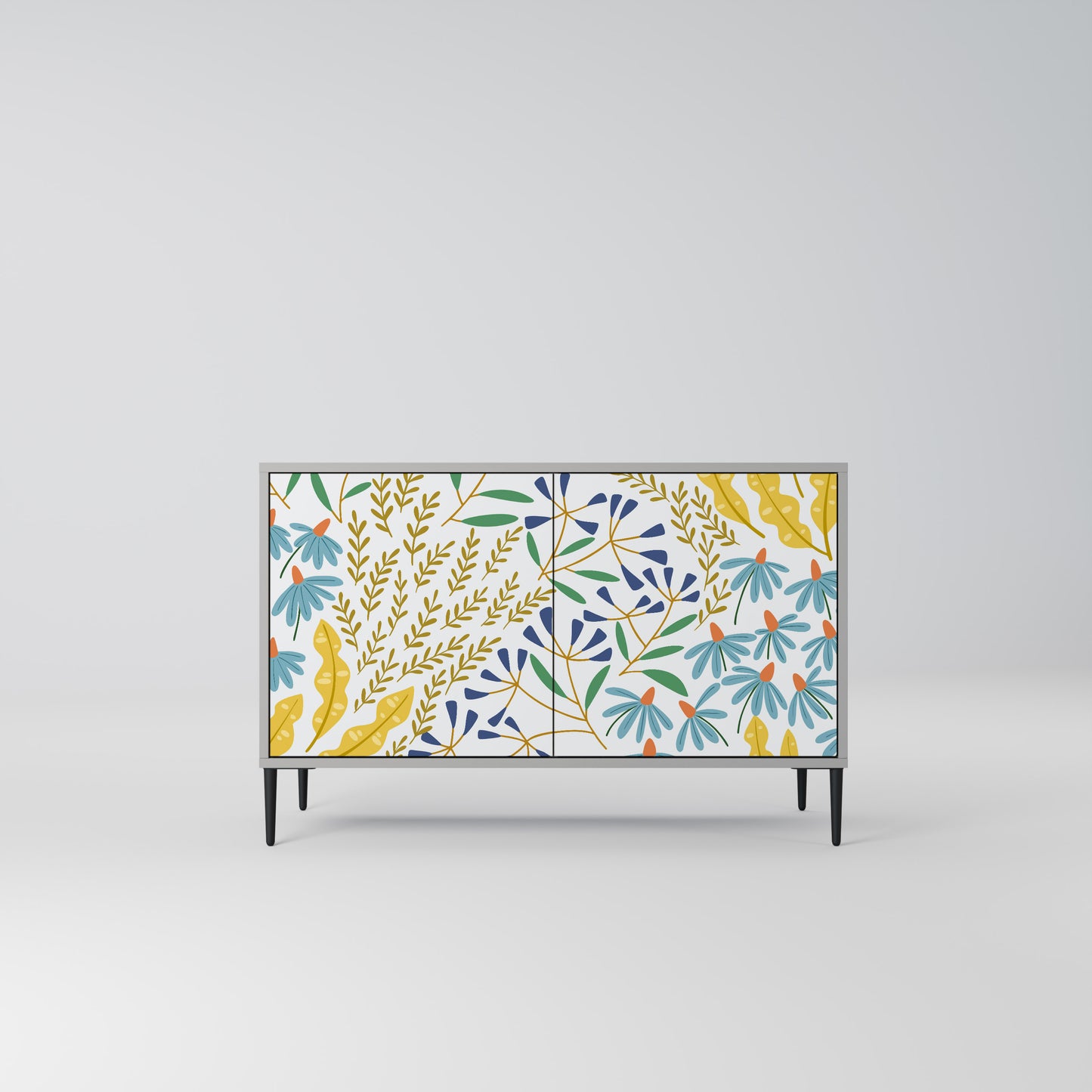 HELLO SPRING 2-Door Sideboard in Grey Finish