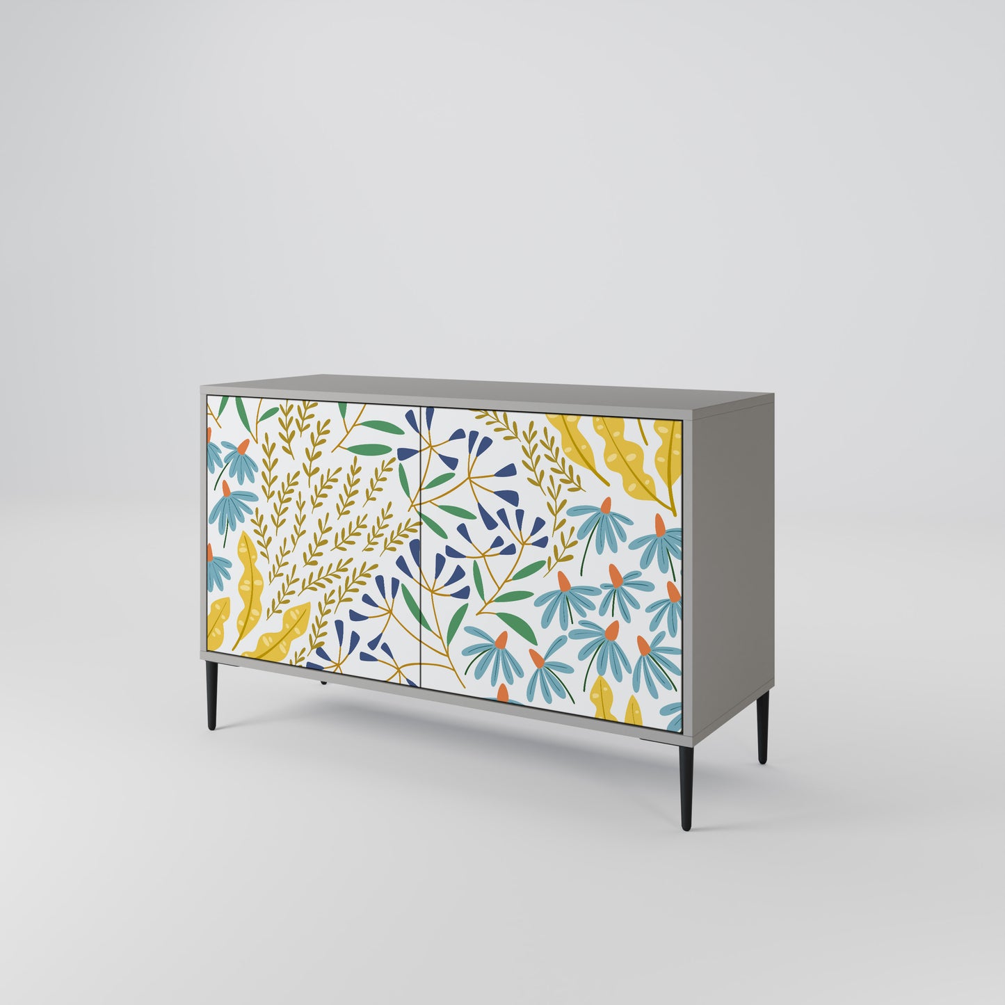 HELLO SPRING 2-Door Sideboard in Grey Finish